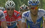 Frank Schleck pendant la 18me tape du Tour de France 2008